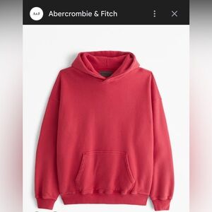 Abercrombie & Fitch Red Women's Hoodie
